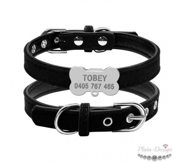 COLLAR PARA PERRO CON HUESO PERSONALIZADO COLLAR PARA PERRO CON HUESO PERSONALIZADO