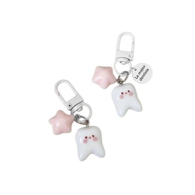 LLAVERO PERSONALIZADO DENTISTA ESTRELLA