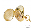 RELOJ DE BOLSILLO CUERDA MANUAL Y MAQUINARIA VISTA DORADO