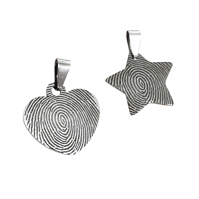 COLGANTE PERSONALIZADO HUELLA DACTILAR