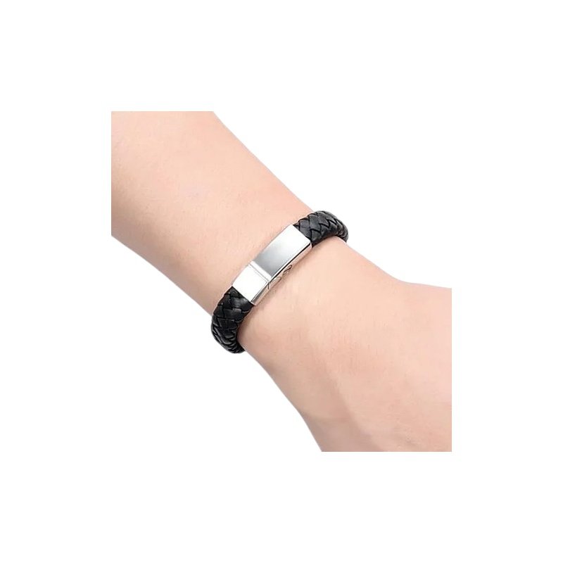 PULSERA CUERO CREMATORIA PARA CENIZAS DE SER QUERIDO O MASCOTA