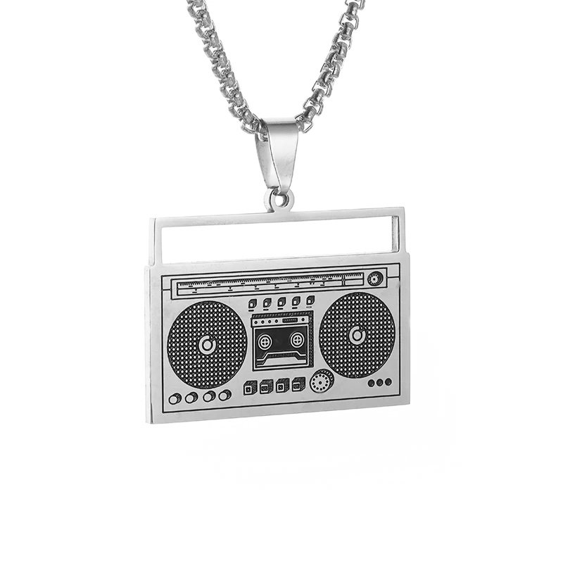 COLGANTE RADIO RETRO 80's PERSONALIZADO ACERO