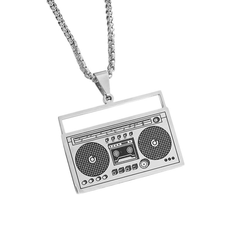 COLGANTE RADIO RETRO 80's PERSONALIZADO ACERO