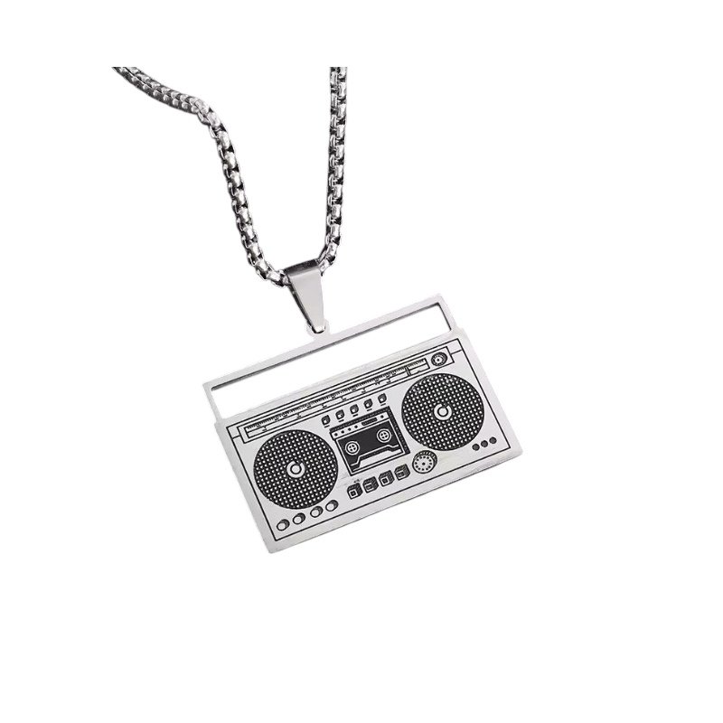 COLGANTE RADIO RETRO 80's PERSONALIZADO ACERO