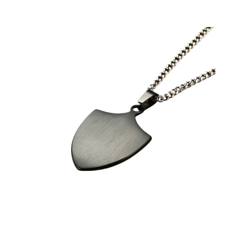 COLGANTE PLACA ALERTA MÉDICA, ALÉRGICOS, ALZHEIMER, EN ACERO