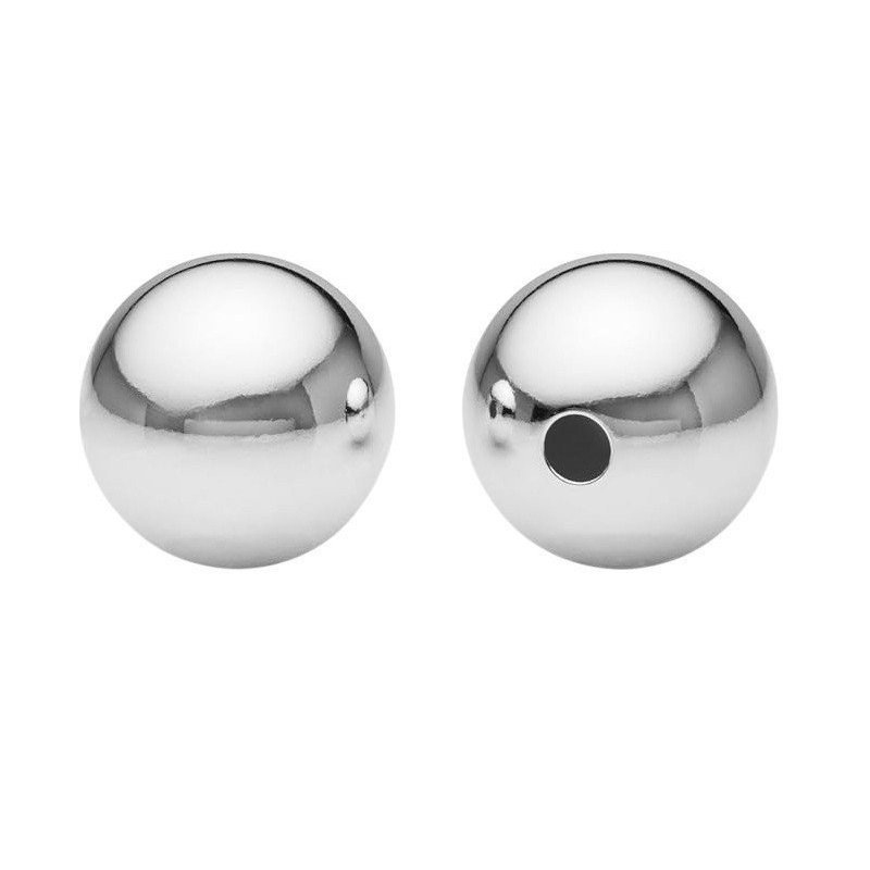 BOLAS DE PLATA SUELTAS PARA CREAR TUS JOYAS (10 mm)