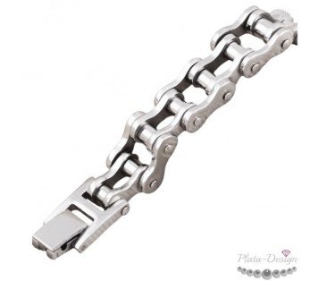 pulseras eslabón bicicleta acero para hombre