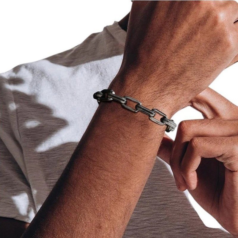 PULSERA ACERO VINTAGE PARA HOMBRE