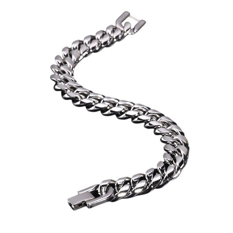 PULSERA CUBANA ACERO VARIOS ANCHOS