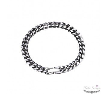 pulseras barbadas acero inoxidable para hombre