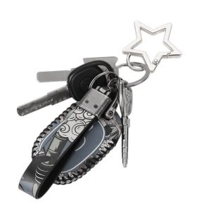 Llavero estrella personalizado ♥ Llavero estrella con anilla mochila