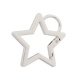 llavero estrella con anilla para colgar