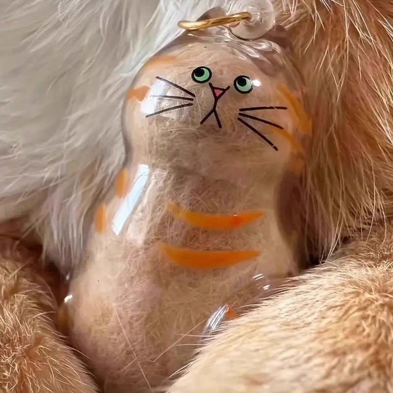 LLAVERO GATO GUARDAPELO, RECUERDO PERSONALIZADO