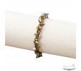 PULSERA PINCHOS ACERO Y ORO PULSERA PINCHOS ACERO Y ORO