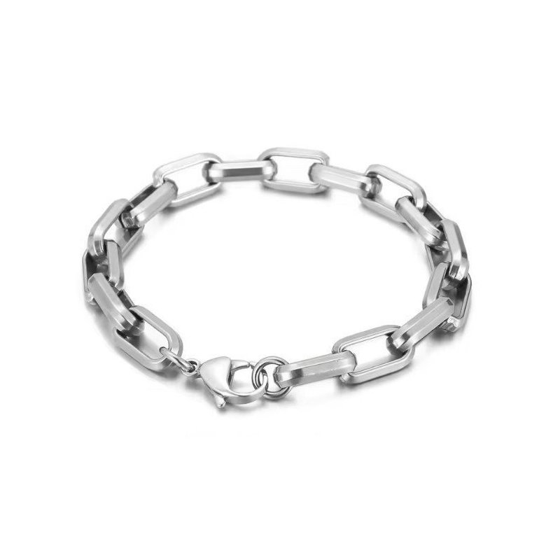PULSERA ACERO ESLABONES DISEÑO PARA HOMBRE