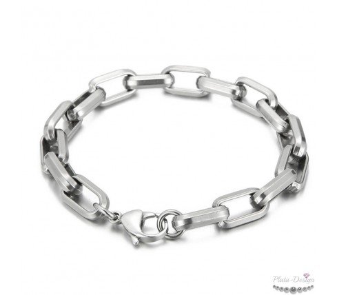 pulseras acero barbadas para hombre