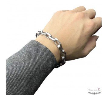 PULSERA ACERO ESLABONES DISEÑO PARA HOMBRE