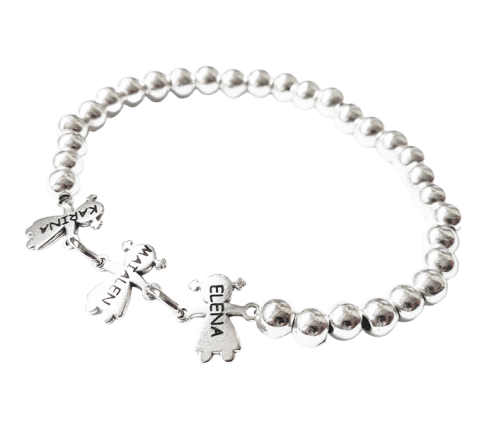 PULSERA "FAMILY" CON NIÑOS Y NIÑAS (SE GRABA NOMBRE)