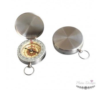 brujula personalizada con tapa