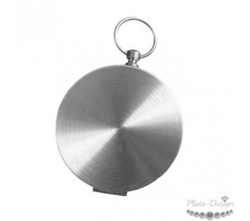 brujula plateada para grabar