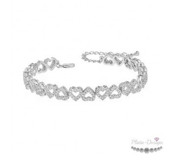pulseras de oro blanco para novias