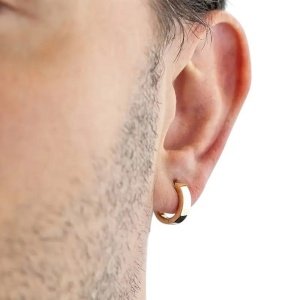 pendientes acero inoxidable y antialergicos para hombre