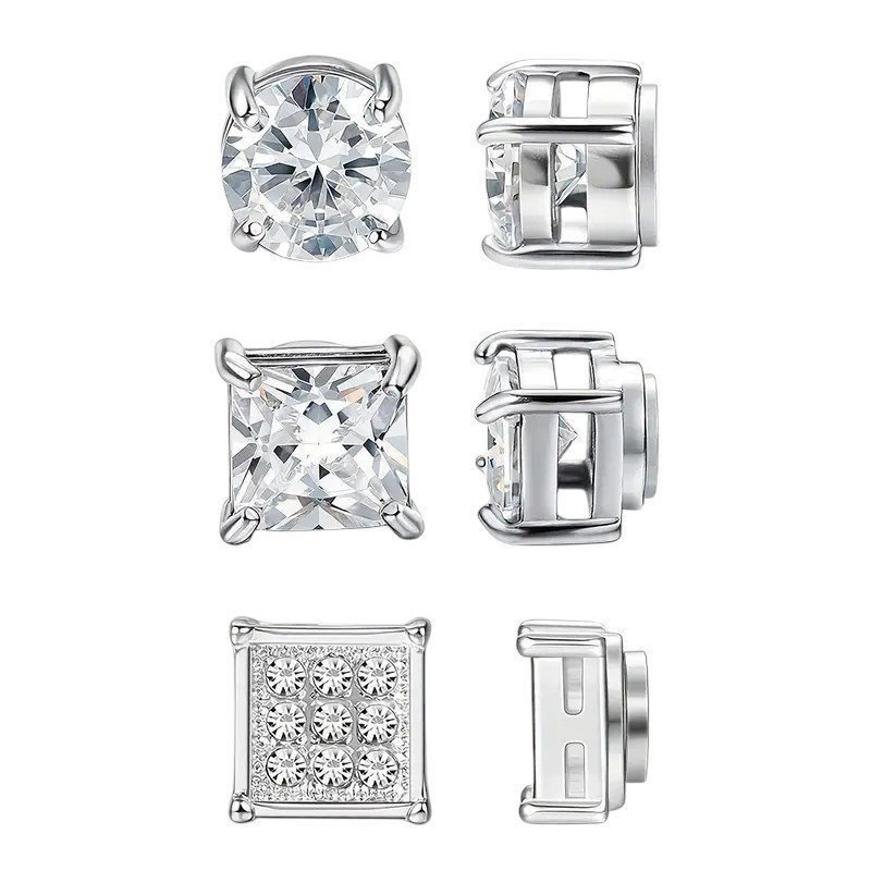 PENDIENTES MAGNÉTICOS VARIOS MODELOS ACERO INOX