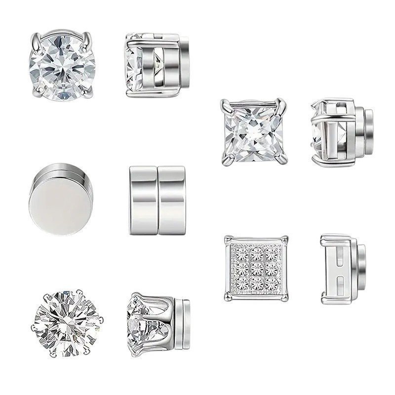 PENDIENTES MAGNÉTICOS VARIOS MODELOS ACERO INOX