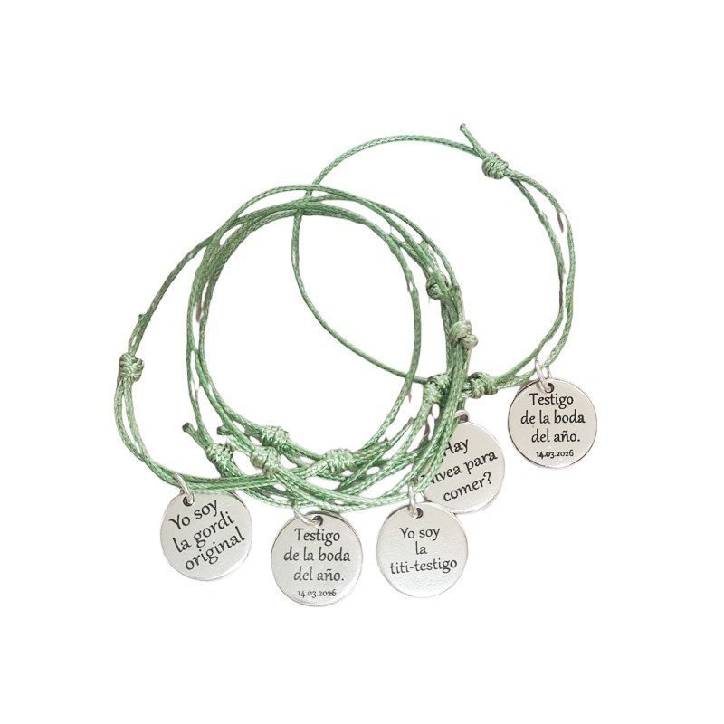 PULSERA ECONÓMICA PARA BODAS, DAMAS DE HONOR, NOVIAS