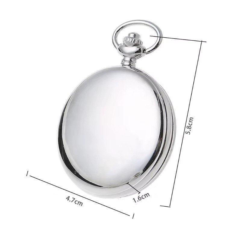 BRÚJULA CON TAPA ESTILO RELOJ DE BOLSILLO, LUMINESCENTE