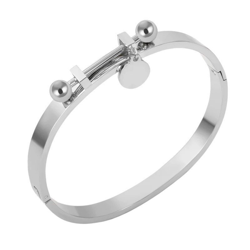 PULSERA RÍGIDA PARA GRABAR CON MINI CHAPITA