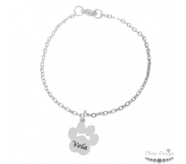 PULSERA HUELLA MASCOTA PERSONALIZADA PULSERA HUELLA MASCOTA PERSONALIZADA