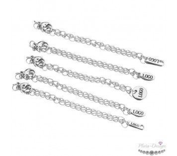 MINI ETIQUETAS PERSONALIZADAS PARA JOYERÍA ACERO