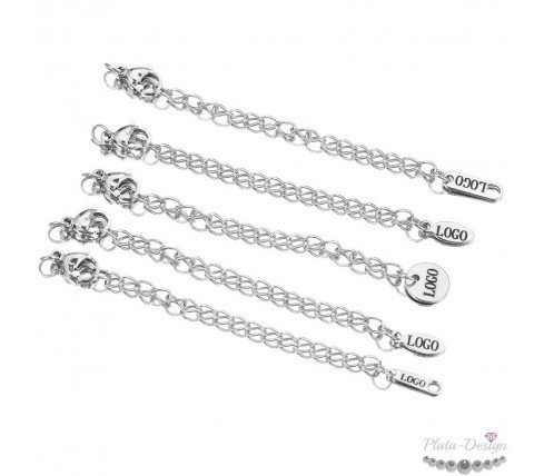 MINI ETIQUETAS PERSONALIZADAS PARA JOYERÍA ACERO