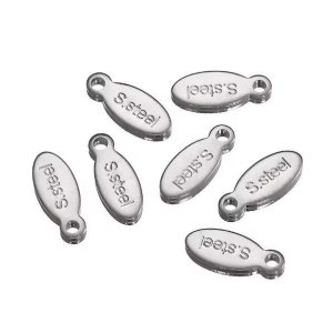 mini chapas con logotipo personalizado tallado para joyeria