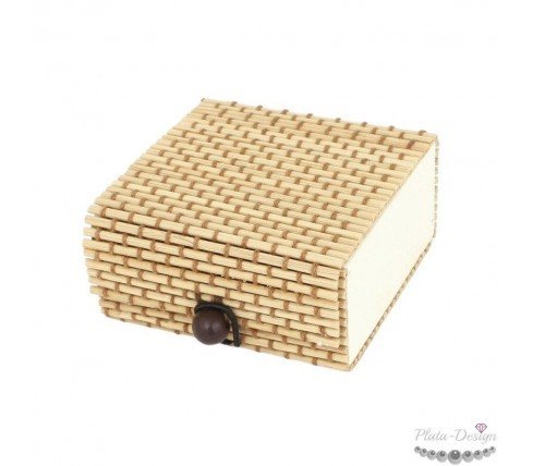 CAJA DE BAMBÚ Y MADERA PARA JOYAS