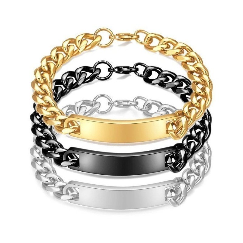 ESCLAVA ACERO INOXIDABLE PARA GRABAR EN VARIOS COLORES