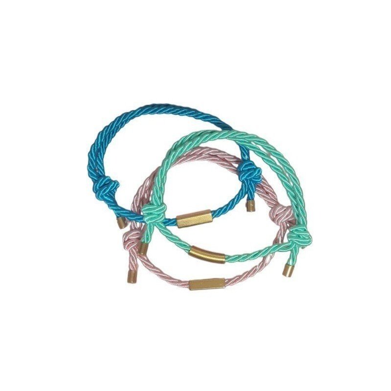 PULSERA PERSONALIZADA CORDÓN TRENZADO COLORES