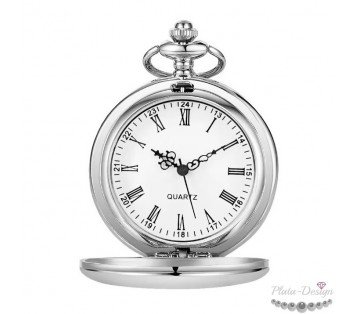 reloj de bolsillo personalizado números romanos