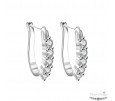 PENDIENTES ARETES CON CIRCONITAS Y PLATA S925 PENDIENTES ARETES CON CIRCONITAS Y PLATA S925