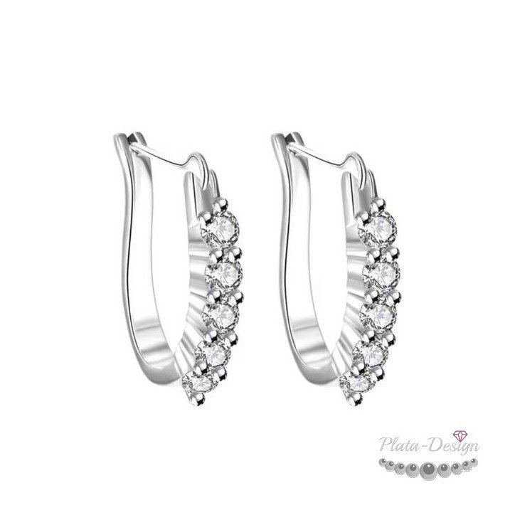 pendientes aretes pequeños plata baratos