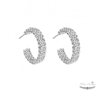pendientes aros plata baratos