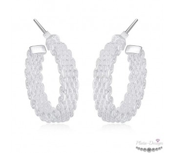 PENDIENTES AROS DISEÑO JAULA