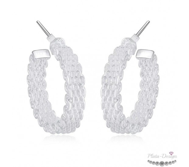 PENDIENTES AROS DISEÑO JAULA PENDIENTES AROS DISEÑO JAULA