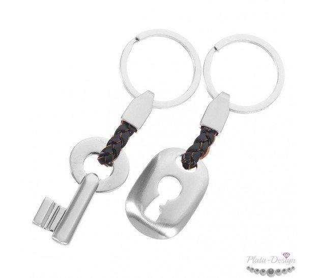 PAREJA LLAVEROS CERRADURA Y LLAVE (2 UNIDADES) PAREJA LLAVEROS CERRADURA Y LLAVE (2 UNIDADES)