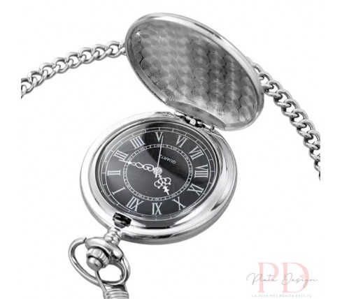 reloj de bolsillo personalizado con números romanos