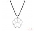 COLGANTE HUELLA PERRO PERSONALIZADO DOS COLORES COLGANTE HUELLA PERRO PERSONALIZADO DOS COLORES