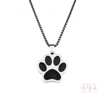 colgante huella mascota personalizada