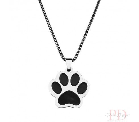 colgante huella mascota personalizada