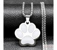 COLGANTE HUELLA PERRO PERSONALIZADO DOS COLORES COLGANTE HUELLA PERRO PERSONALIZADO DOS COLORES